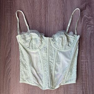 Urban Outfitters Mint corset top